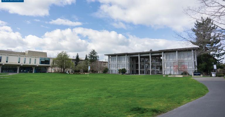 Exterior view of Salazar Hall
